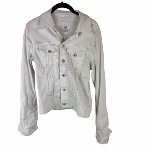 AG White Jean Jacket - Size M